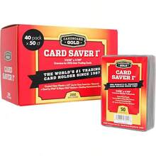 CARD SAVER 1-200 Count - Semi Card Holder, Trading Card Protectors - PSA-Approved Cardsaver Baseball, Trading, Sports Cards - Card Sleeves, Binder, & Storage Box Compatible - 2000 卡儲蓄者 - 查看 12