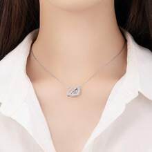 SWAROVSKI SWAN 125th Anniversary Pulsing Swan Necklace, Collarbones Chain Necklace, Mother's Day, Christmas, Girlfriend, Birthday Gift, Fashion Necklace For Women - Silver - View 2