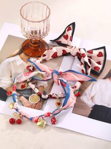 1件波西米亚风优雅奢华铜质不对称心形印花项链,适合女性、姐妹、情侣佩戴,可作为珠宝礼物,也适合日常约会、派对、节日、圣诞节、度假等场合。 - 項鍊 - 查看 10