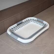 Foldable Laundry Basket, Wall-Mounted Clothes Storage Basket, Bathroom Laundry Basket, Large Plastic Laundry Basket, For Bathroom, Bedroom, Living Room, Dormitory, Home Organization And Storage, Laundry Basket