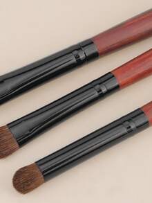 5件套眼影化妆刷套装，含遮瑕刷、眼部化妆刷、软毛晕染刷，便携式美妆工具 - 紅色 - 查看 6