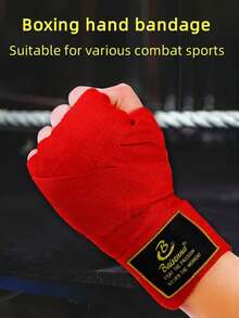 2pcs Non-Slip Boxing Hand Wraps: Breathable Sports Protective Gear, Provides Ultimate Comfort, Suitable For MMA And Other Sports, Boxing Protective Equipment, Muay Thai Hand Wraps, Punching Bag Hand Training, Martial Arts Binding Tape, Gym Essentials, Boxing Necessities - Multicolor - View 1