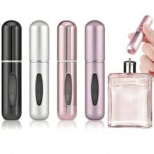 Perfume Bottle 4pcs 5ml Portable Refillable Perfume Atomizer Spray Bottle Fragrance Pump With Travel Case - 彩色 - 查看 1