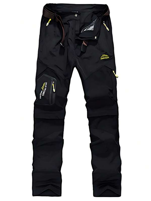 Pantalones de verano para senderismo al aire libre de secado rápido con cremallera desmontable en las piernas, convertibles a pantalones cortos para trekking, escalada y deportes