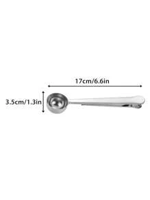 Custom Coffee Scoop And Clip,Personalized Coffee Measuring Spoon,Gift For Coffee Lover,Coffee Bag Clip,Custom Coffee Lover's Gift