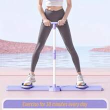 Multi Functional Fitness Board, Pilates Mat, Full Body Training Slider, One Two In One Leg Exercise Equipment, Adjustable Weight Loss Ski Trainer, Used For Thigh, Waist, Pelvic, And Gluteal Muscle Training And Body Shaping. Ski Adjustable Shaping Board, Home Office Fitness Equipment - Multicolor - View 4