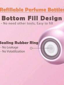 5Pcs/3Pcs/1Pc 5ML Perfume Bottle Perfume Refillable Bottle,Refillable Perfume Atomizer Bottle,Perfume Travel Spray Bottling Dispenser,Mini Portable Empty Liquid Container ,Travel Essentials ,Travel Organizer For Beach ,Summer Vacation Back To School - Multicolor - View 10