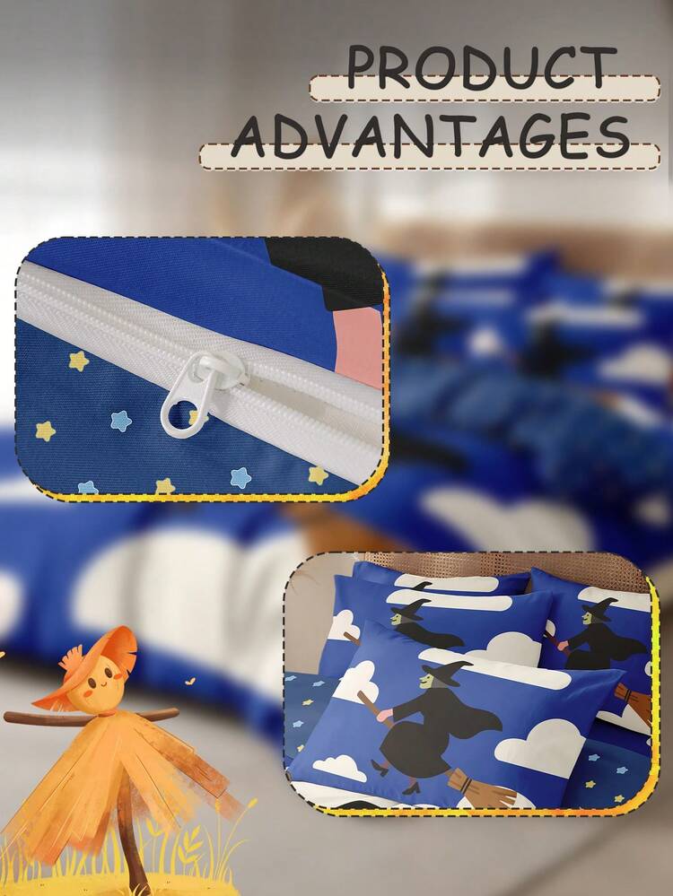 Set di biancheria da letto per videogiochi per tutte le stagioni Gamepad, decorazione per la casa Bedding Piumino 200x200cm, 1 piumone con 2 federe, blu, nero, grigio