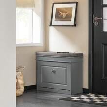 SoBuy Shoe Cabinet FSR82-K-W - 灰色 - 查看 1