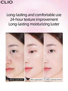 Clio K-Beauty KILL COVER MESH GLOW ESSENTIAL CUSHION FOUNDATION SET,15g*2 [Refill Included] , SPF50+ PA++++, Flawless Glass Skin, Glowy Skin Makeup, Moisturizing & Hydrating, No Powder Feeling, Lightweight, Buildable Coverage, ,Korean Makeup - 21N LINEN - View 6