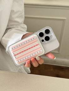 1 件韩式磁卡夹贴纸，图案可爱，适合所有手机型号，Magsafe 皮革卡套