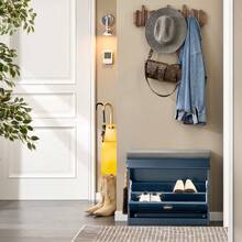 SoBuy Shoe Cabinet FSR82-K-W - 藍色 - 查看 6