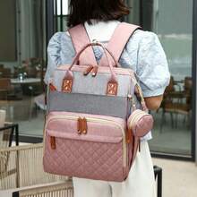 Diaper Bag Backpack Baby Bag, Baby Girl Boy Diaper Bag For Dad Mom, 16 Pockets, Pacifier Case, Large Diaper Bags Unisex For Travel - Multicolor - View 8