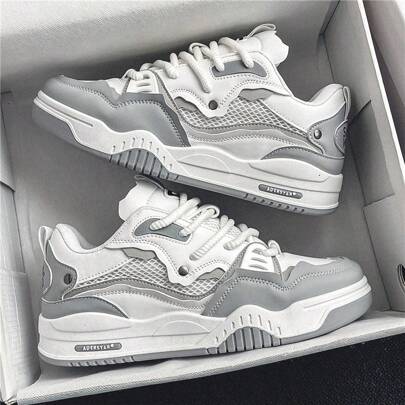 Scarpe da uomo 2025 Nuove scarpe sportive casual retrò per primavera e autunno, scarpe sportive con suola antiscivolo e platform per l'estate