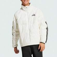 Adidas Men's Winter Coat With Three Stripes And A Warm Down Jacket. - 白色 - 查看 8