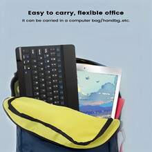 Teclado y Ratón Inalámbricos Recargables Delgados de 7.62 inch en Inglés para iPad Air Pro, Tableta con Android y Windows - Verde - Ver 5
