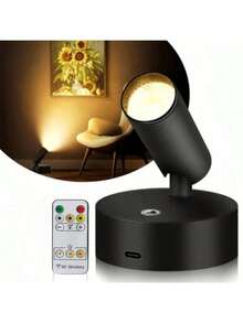 1/2 Pcs LED Spotlights - Rechargeable, Dimmable Floor Lamp With Touch Control, USB Powered, Ideal For Art & Plant Display, Includes Light Source, Suitable For Different Room Types, Simple Warm Bedroom Lighting - Multicolor - View 21