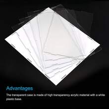 Clear Display Case, Acrylic Box Assemble Dustproof Box Showcase For Collectibles, Crafts - Clear 14.1x14.1x8.3 Inch - View 3