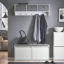 SoBuy Shoe Bench FSR98-XL-W