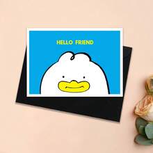 Tarjeta de felicitación "Hola amigo", Tarjeta de felicitación "Cazador de demonios K-Pop", Tarjeta de felicitación linda y kawaii, Tarjeta de agradecimiento, Tarjeta inspiradora, Tarjeta de cumpleaños, Felicitaciones, Celebración