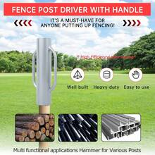 Produktbild von VEVOR Zaunpfostenramme Mit Griffen,10,4 Cm Innendurchmesser,T