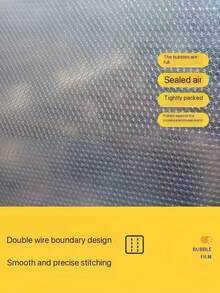 1Pc, Winter Window Insulating And Warm Curtain, Windproof, Soundproof, Sealing Film, Self-Adhesive Bubble Insulation Film, Removable Door Curtain - White - View 5