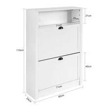 SoBuy FSR87-BR Schuhkipper Schuhschrank schmal mit 2 Klappen Schuhregal mit 4 Ablageflächen Schuhkommode mit Zusatzfach Schuhablage Braun BHT ca.: 80x110x24cm Schmaler Schuhschrank Schrank Schuhe Schuh Schrank Schuhaufbewahrung Schuhaufbewahrungsschrank Schuhaufbewahrungstruhe Schuhbank Schuhe Schrank Schuheschrank Schuhkasten Schuhkipper Schuhkommode Schuhregal Schuhregal Geschlossen Schuhregal Schmal Schuhregal Schmal Geschlossen Schuhschrank Schuhschrank Geschlossen Schuhschrank Hängend Schuhschrank Mit Türen Schuhschrank Schuhschränke Schuschrank Shoe Cabinet Aufbewahrungsbank Aufbewahrungsschrank Aufbewahrungstruhe Ayakkabı Dolabı Ayakkabılık Dolap Flurschrank Eingangsbereich Braun MDF (E1) 80x24x110 cm - Weiss - Übersicht 2