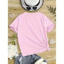 Ciao Bella Boys T-Shirt - Casual Cotton Short-Sleeve Crewneck With Italian Flag Heart Design, Lightweight Summer Top For Youngsters, Everyday Tshirt | Casual Style | Medium Stretch Fabric