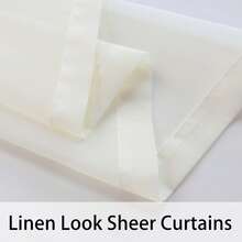 4pcs Elegant Breathable Outdoor Sheer Curtains | Semi-Transparent, Lightweight Polyester, Machine Washable, With Rod Pocket For Patio, Porch, Gazebo, And Backyard - All-Season Decorative Drapes, Garden Curtain