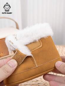 婴儿冬季时尚加厚保暖靴毛绒雪地靴