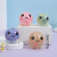 1/6/12/48 Pcs Adult Stress Relief Toys, Children Squeeze Octopus Stress Ball, Squeeze Toys, Children Squeeze Water Bead Squeeze Ball Toys, Suitable For Children And Adults, Christmas Easter Egg Fillers, Party Favors (Random Color & Style) - Multicolor - View 8