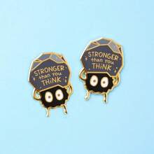 Stronger Than You Think Hard Enamel Pins Fashion Medals Ant Brooch Metal Lapel Pin Badge Backpack Accessories Jewelry Gift - A - 查看 6