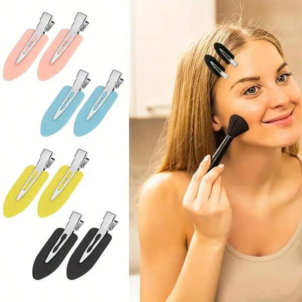 10/20/30 Pcs No Bend Hair Clips, No Crease Hair Clips, Duck Billed Flat Hair Clips For Hair Styling And Makeup Application