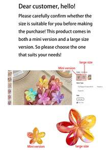 Hair Clips Claw Clips 6Pcs Mini College Style Hair Clip: Mini Small Petal-Shaped Hair Clip For Curls. Hawaiian Hair Clip For Thick Hair. 1.57 Inches Long. Perfect For A Lady's Sweet Style For Daily Commuting, Dates, Parties, Weddings, Fashionable Beach Hair Accessories, Back-To-School Season, A Perfect Gift For Your Female Friends!!, School Stuff, College Autumn Accessories Flower Hair Claw Fall Winter For Vacation Outfits Woman - Coneflower - View 10