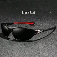 Unisex Fashion Sports Glasses, Classic Retro Plaid Pattern, Neutral Style, Tropical Beach Vacation Vibe, Shiny Material, Men's Classic Casual Retro Motorcycle Driving - F23-3B - View 19