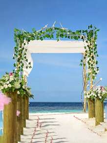 Ivy Vines 1pc/2pcs 200cm Suitable For Furniture Decoration, Autumn Decoration, Thanksgiving, Stair Door And Window Decoration, Four Seasons Decoration, DIY Decoration,Wedding Decoration