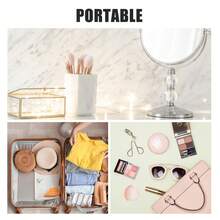 1 Pc Travel Makeup Bag, Travel Toiletry Organizer, Makeup Brush Holder, Makeup Organizer Bag, Toiletry Bag, Waterproof Oxford Cloth - Gray - View 2