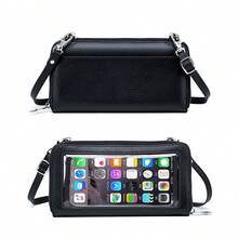Touch Screen Crossbody Phone Purse For Women Rfid Blocking Small Cellphone Shoulder Purse - màu đen - Xem 1
