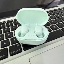 全新 A6S 无线蓝牙耳机带麦克风运动耳塞式耳机防噪音耳塞迷你耳机免提 - 彩色 - 查看 6