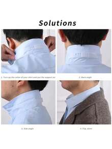 This Fashionable Invisible Plastic Collar Stay/Collar Support Is Adjustable In Size, Providing Stylish Embedded Support For Shirts To Ensure The Collar Fits Perfectly Without Appearing Bulky. It Is A Universal Shirt Collar Support.
