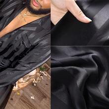 Lonxu Pajamas Set Mens Silk Satin Pajamas Long Sleeve Loungewear Two-Piece Sleepwear Button-Down Pj Set S-XXXXL