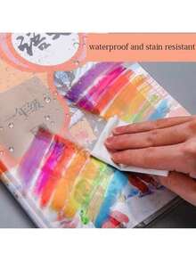 10pcs Transparent Ultra-Thin Book Covers, Lightweight Book Sleeves, Made Of PVC Leather Material, Suitable For Students To Use During The School Term