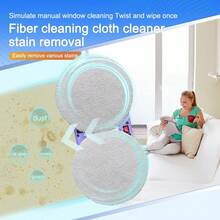 PuRuiKai Smart Window Cleaning Robot – Auto Glass Cleaner With Remote & Edge Detection - EU C Type Plug(220-240V) - View 8