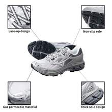 Mizuno HALO MIX Running Shoes With 3D TPU Support Structure Sole, Shock-Absorbing Sneakers For Men & Women, Outdoor Road Running D1GH2408 - White/ghost - View 6