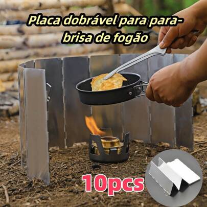 Protetor De Vento Para Fogareiro Wind Shield Camping