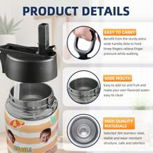 1pc Personalized Water Bottles Tumblers With Straw Lid For For School, Custom Water Bottle With Photo Picture Text, Custom Insulated Stainless Sport Bottle With Name, Stainless Steel Insulated Sport Water Bottle With Straw Lid & Handle, Customized Cup Gifts For Men Women Birthday Anniversary Christmas, Back To School Gifts For Student Assistant Teacher, 18 OZ