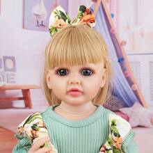 1pc 55cm/22inch Lifelike Reborn Doll, Bath Toy, Soft Full Body Silicone Vinyl Princess BaBe Doll, Birthday Christmas Gift Easter Gift