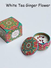 4/1 Scented Candle Set With Colorful Box, Multiple Scent Combinations, Pleasant & Rich Fragrance, Smokeless, Long Burning Time - Christmas Gift Ideal For Family & Friends,Christmas Candle,Gift Sets For Women For Wedding, Birthday, Festivals, Wedding Souvenirs,Aromatherapy Candles For Home,Candle Present For Men And Women, For Birthday Christmas Day Yoga Bath, Valentine's Day Gift, Home, Hotel Decoration, Retro Pattern Design, Soy Wax, - Multicolor - View 32