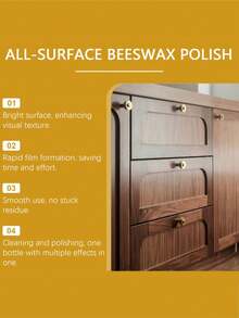 Beeswax Furniture Polish, Furniture Wood Polishing & Care, Scratch Repair & Renewal Furniture Care Spray
