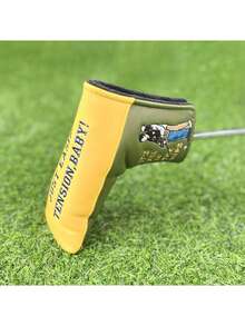 1pc Golf Club Putter Cover Golf Club Head Covers Covers Golf Accessories Golf Supplies Limited Edition - Yellow - View 7